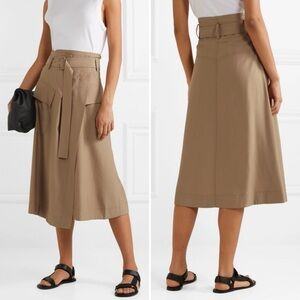 Vince Twill Wrap Skirt